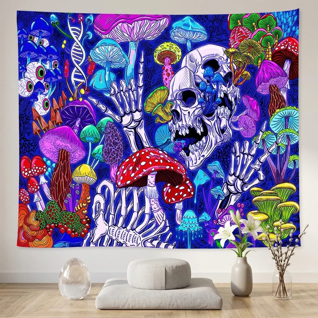 Buy Tapestry With UV Reactive Festival Design