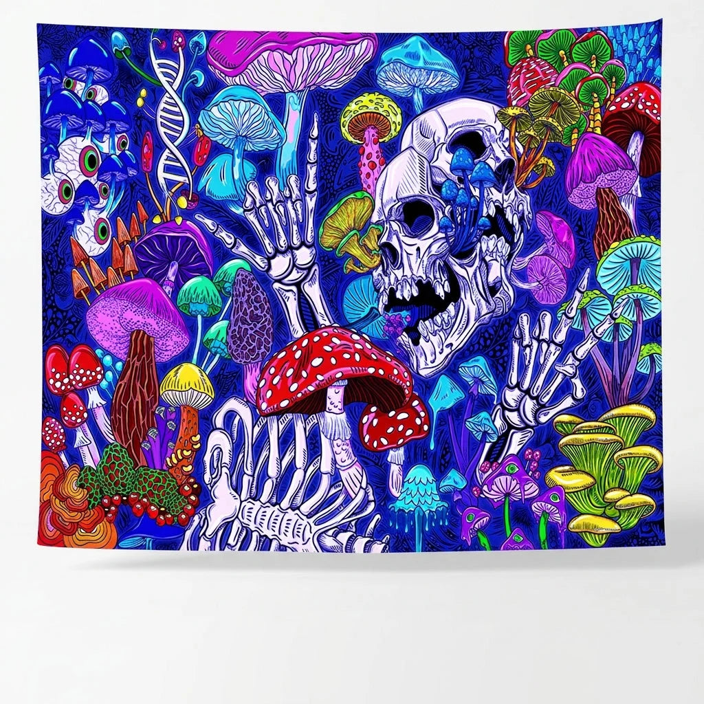 Buy Tapestry With UV Reactive Festival Design
