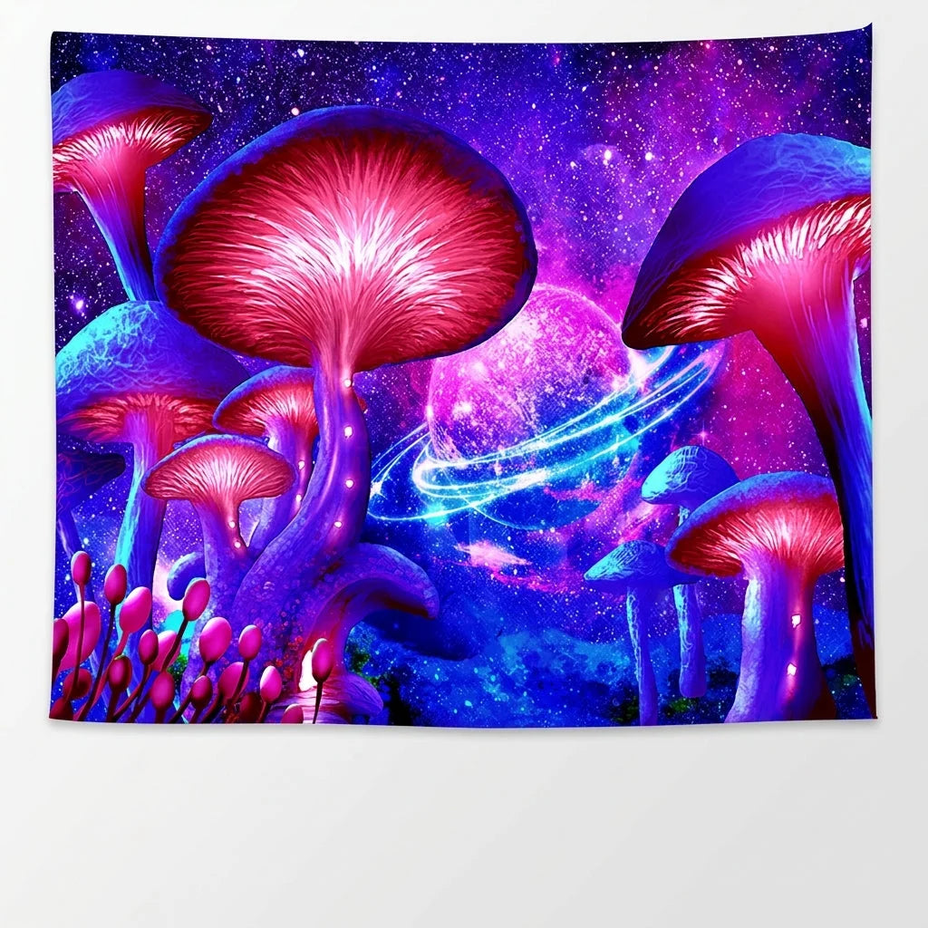 Buy Tapestry With UV Reactive Festival Design