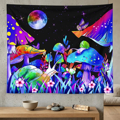 Buy Tapestry With UV Reactive Festival Design