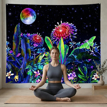 Buy Tapestry With UV Reactive Festival Design
