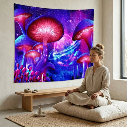 Buy Tapestry With UV Reactive Festival Design