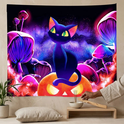 Buy Tapestry With UV Reactive Festival Design