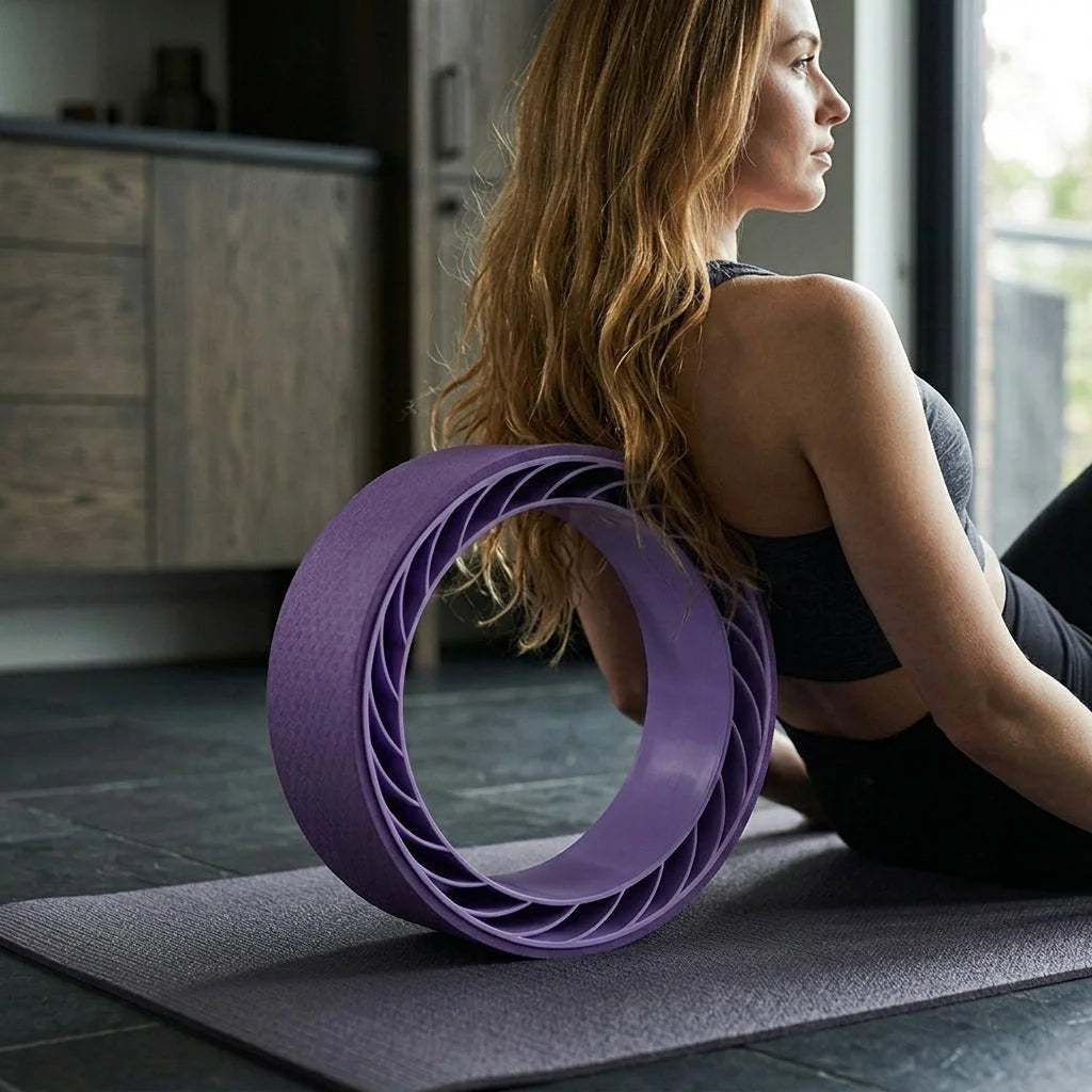Buy Yoga Wheel For Backbends And Deep Stretch Relief