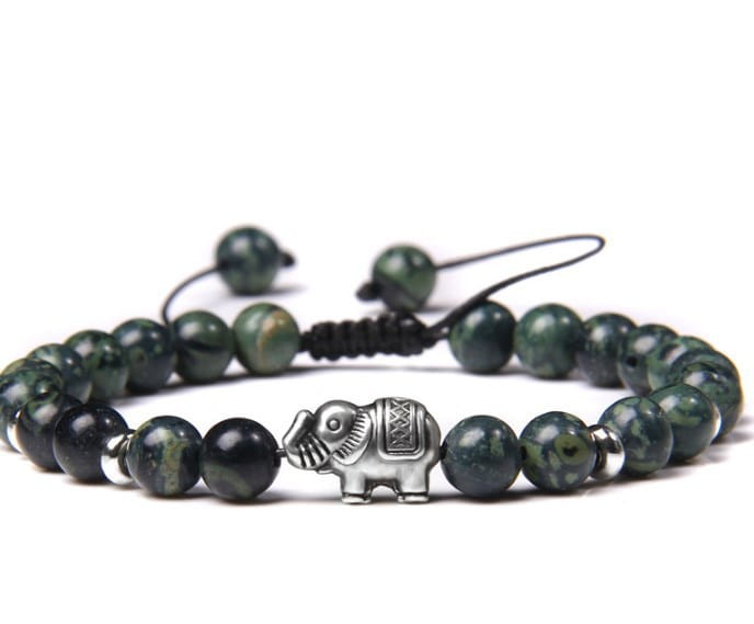 AGATE BUDDHA BEAD BRACELET FOR SPIRITUAL BALANCE & PEACE