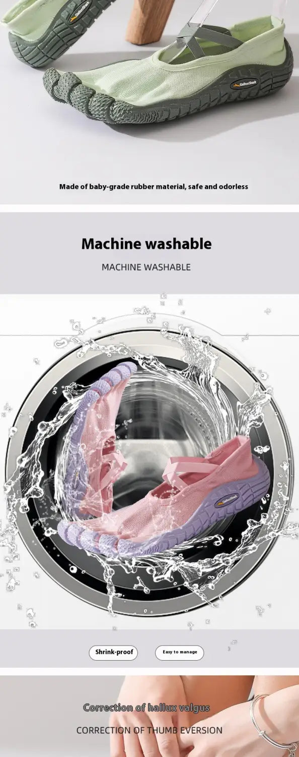 Yoga Shoes For Plantar Fasciitis With Five-Toe Design