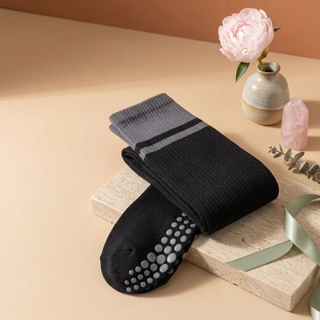 Calf Length Grip Socks For Pilates And Everyday Flow
