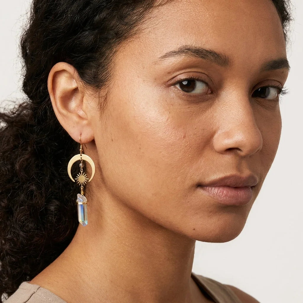 Celestial Charm Boho Chandelier Earrings - Earrings