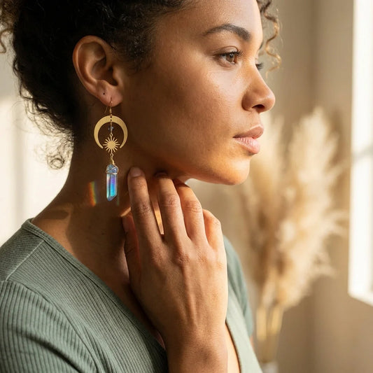 Celestial Charm Boho Chandelier Earrings - Earrings
