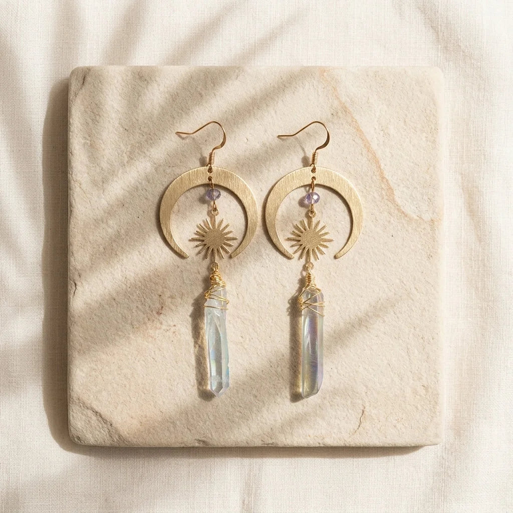 Celestial Charm Boho Chandelier Earrings - Earrings