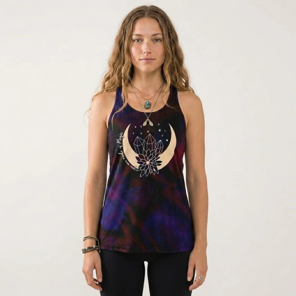 Celestial Magic Ladies Racerback Tank