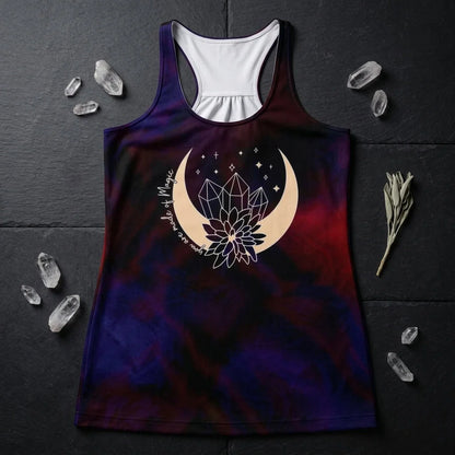 Celestial Magic Ladies Racerback Tank