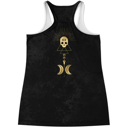 Celestial Snake Lovers Womens Racerback Tank