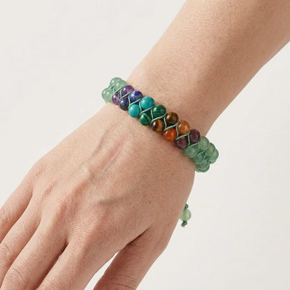 Chakra Balancing Bracelet With Healing Stones