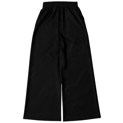 Chakra Energy Flared Joggers – Symbolic Black Base