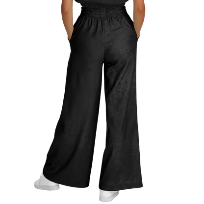 Chakra Energy Flared Joggers – Symbolic Black Base
