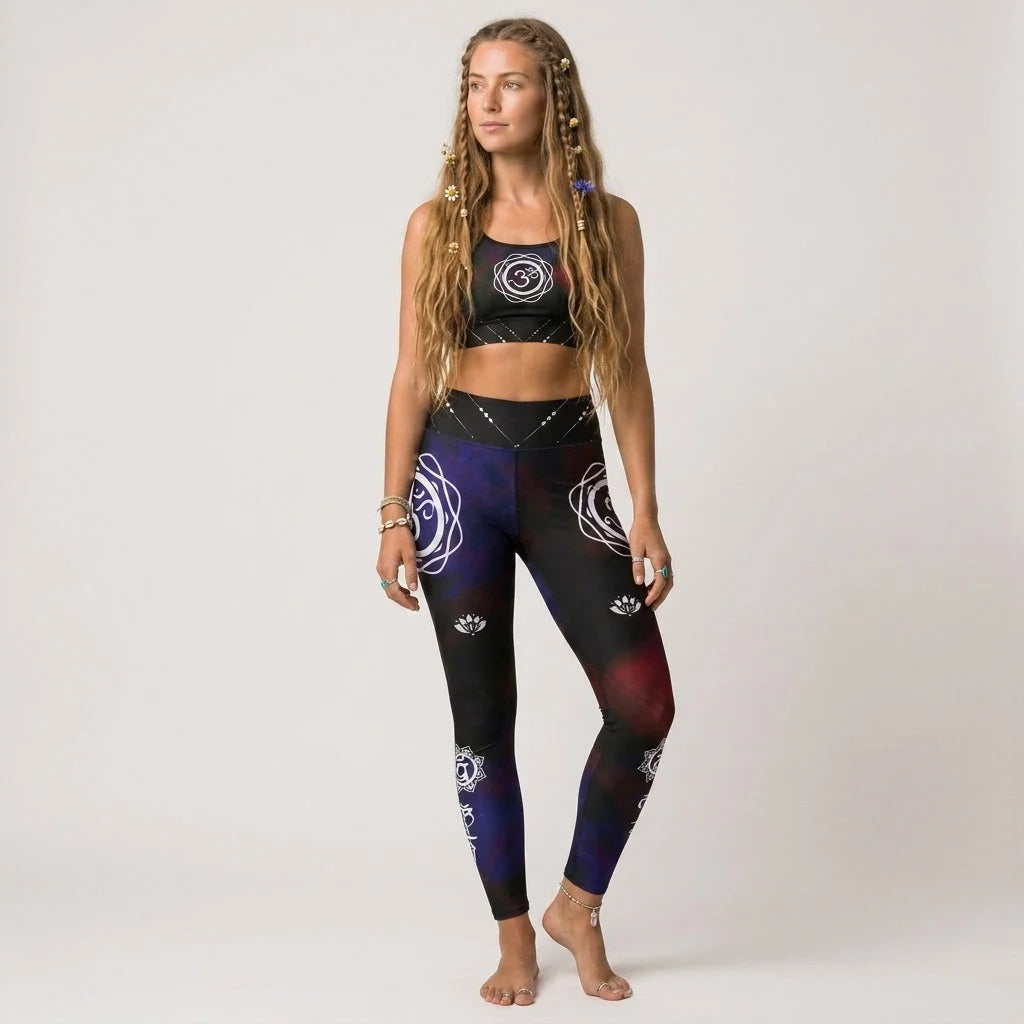 Chakra Flow Fitness Outfit Sets For Women