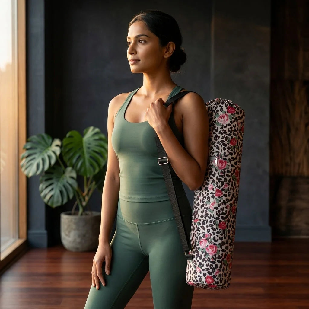Chic And Spacious Yoga Matt Bag For Daily Flow