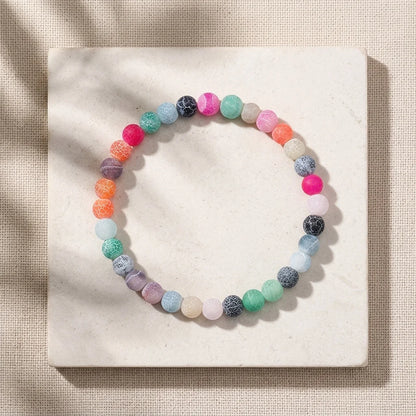 Colorful Drop Shape Beaded Braclets For Wellness Style