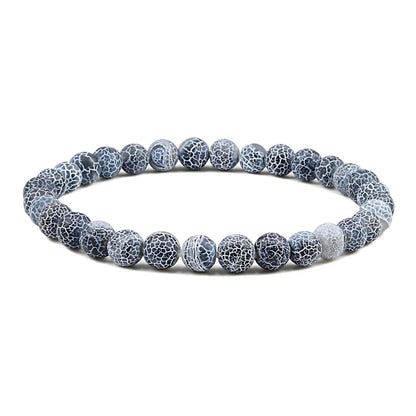 Colorful Drop Shape Beaded Braclets For Wellness Style - Black