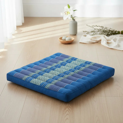 Colorful Zabuton Floor Cushion For Mindful Comfort - Fuchsia Floral