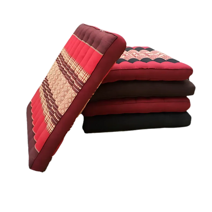 Colorful Zabuton Floor Cushion For Mindful Comfort - Fuchsia Floral