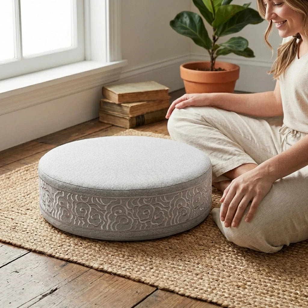 Comfort Blend Pouf Floor Pillows For Everyday Ease