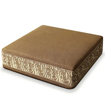 Comfort Blend Pouf Floor Pillows For Everyday Ease - Square brown / 40x40cm
