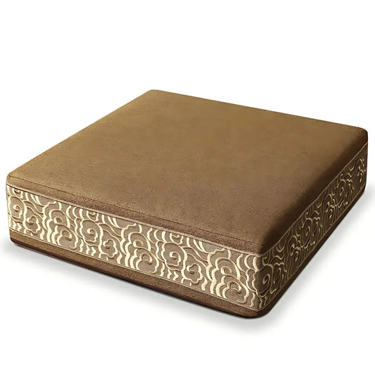 Comfort Blend Pouf Floor Pillows For Everyday Ease - Square brown / 40x40cm