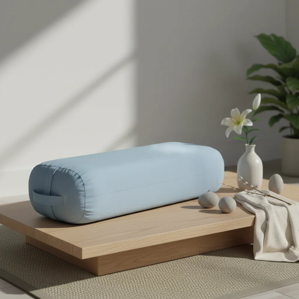 Comfort Fit Yoga Pillow Bolster For Restorative Support