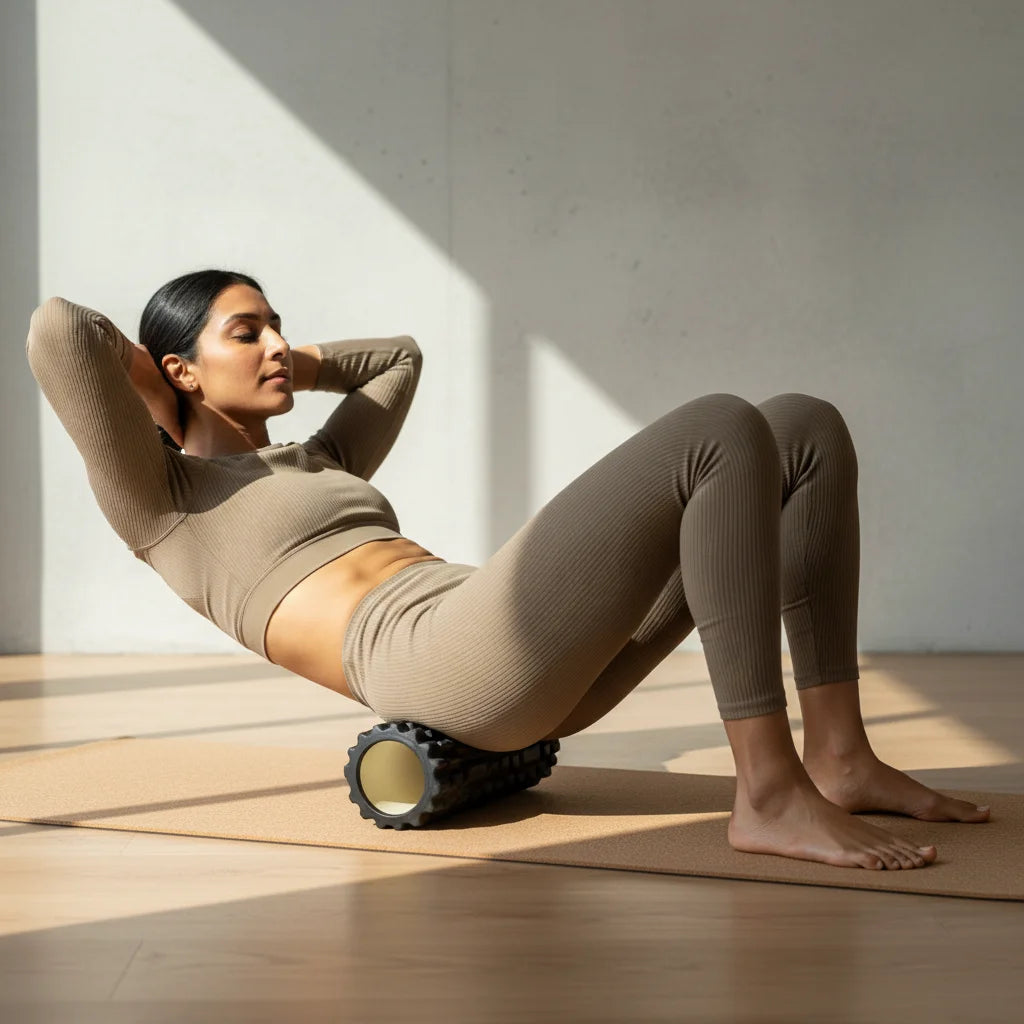 Compact Foam Roller Yoga Tool For Muscle Recovery