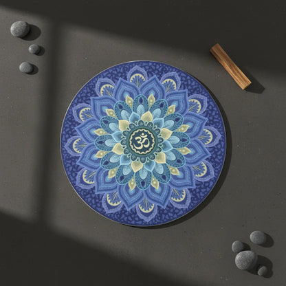 Compact Natural Rubber Circle Yoga Mat
