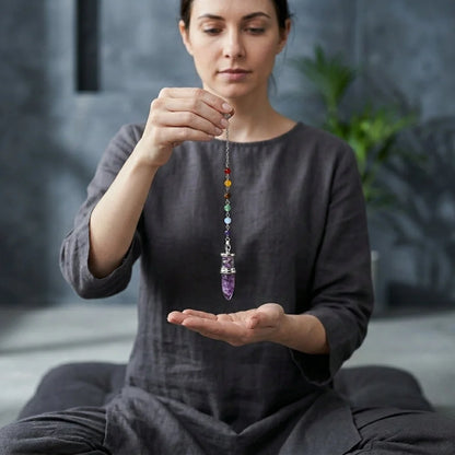Cone Crystal Pendant Necklace To Buy Pendulum Online