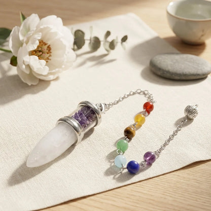 Cone Crystal Pendant Necklace To Buy Pendulum Online
