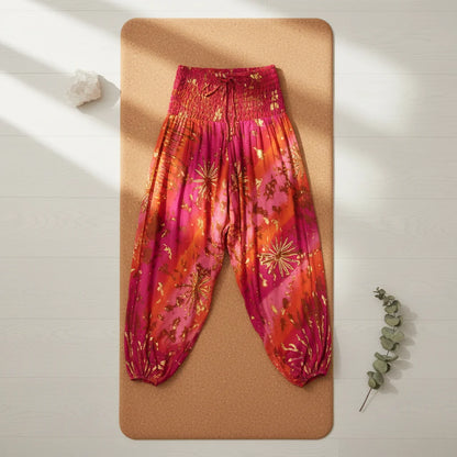 Convertible Female Drop Crotch Pants Romper
