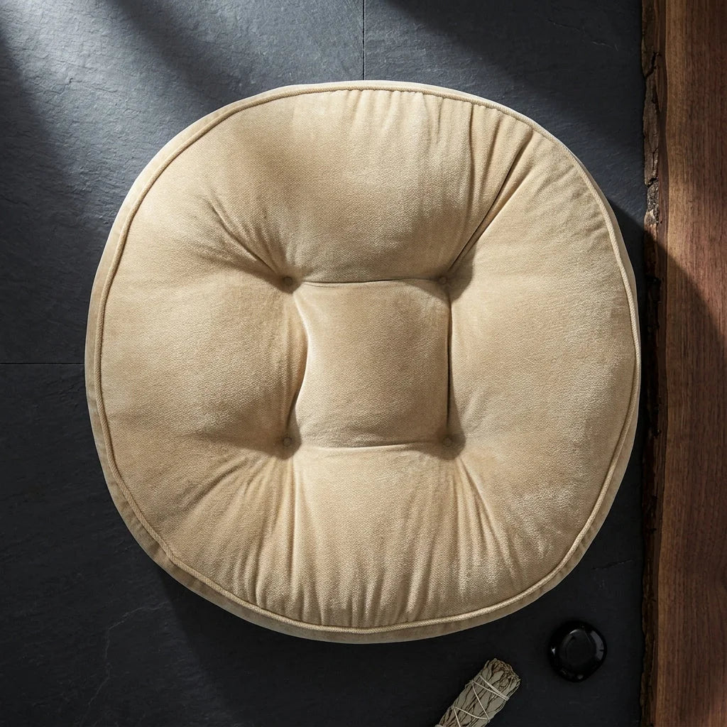 Corduroy Yoga Meditation Cushion For Mindful Seating