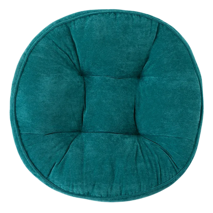 Corduroy Yoga Meditation Cushion For Mindful Seating - Water blue