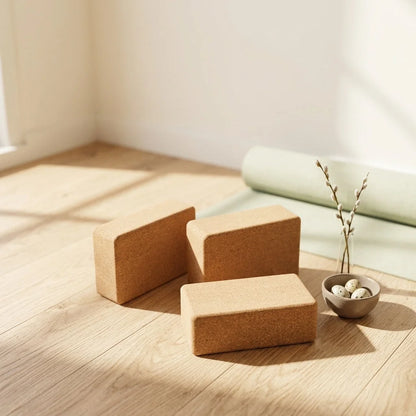 Cork Blocks For Yoga Stability And Flexibility