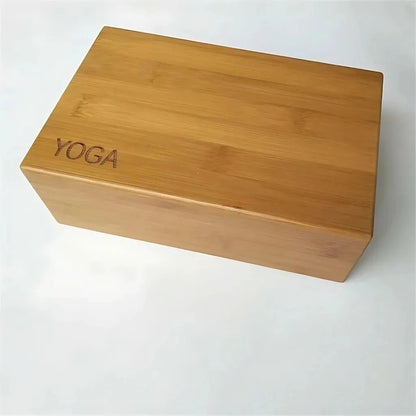 Cork Yoga Block With Bamboo Core For Steady Balance - 23x15x7.6 cm