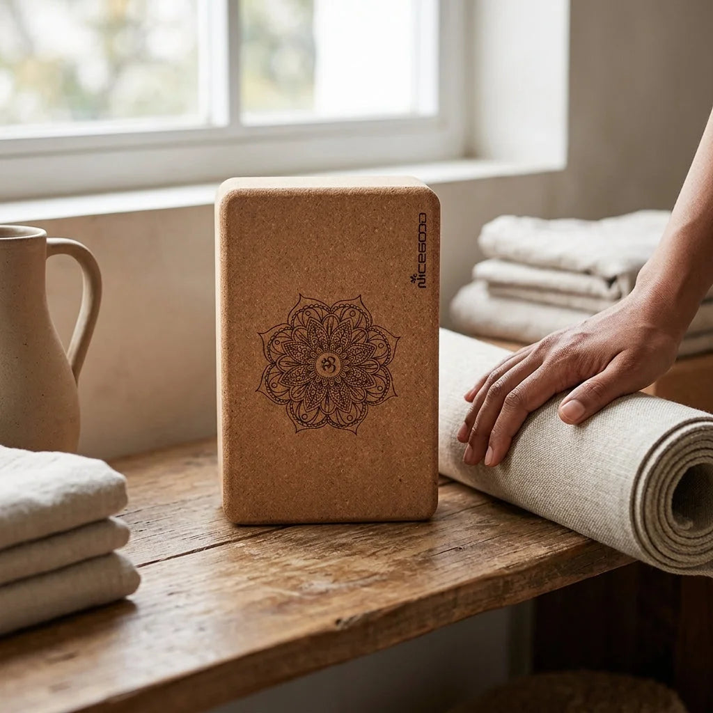 Cork Yoga Blocks For Alignment And Stability