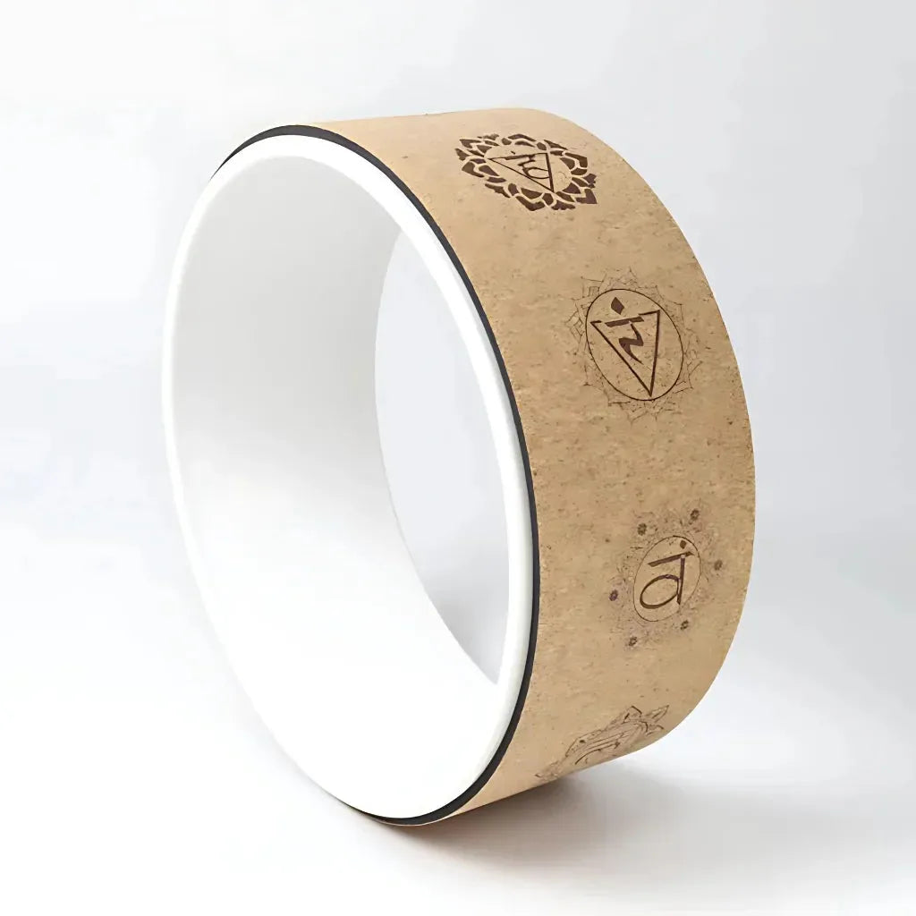 Cork Yoga Wheel For Balance Flexibility And Relief