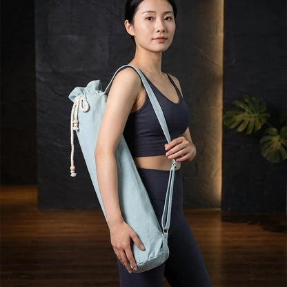 Cotton Carry Yoga Bags With Color Options