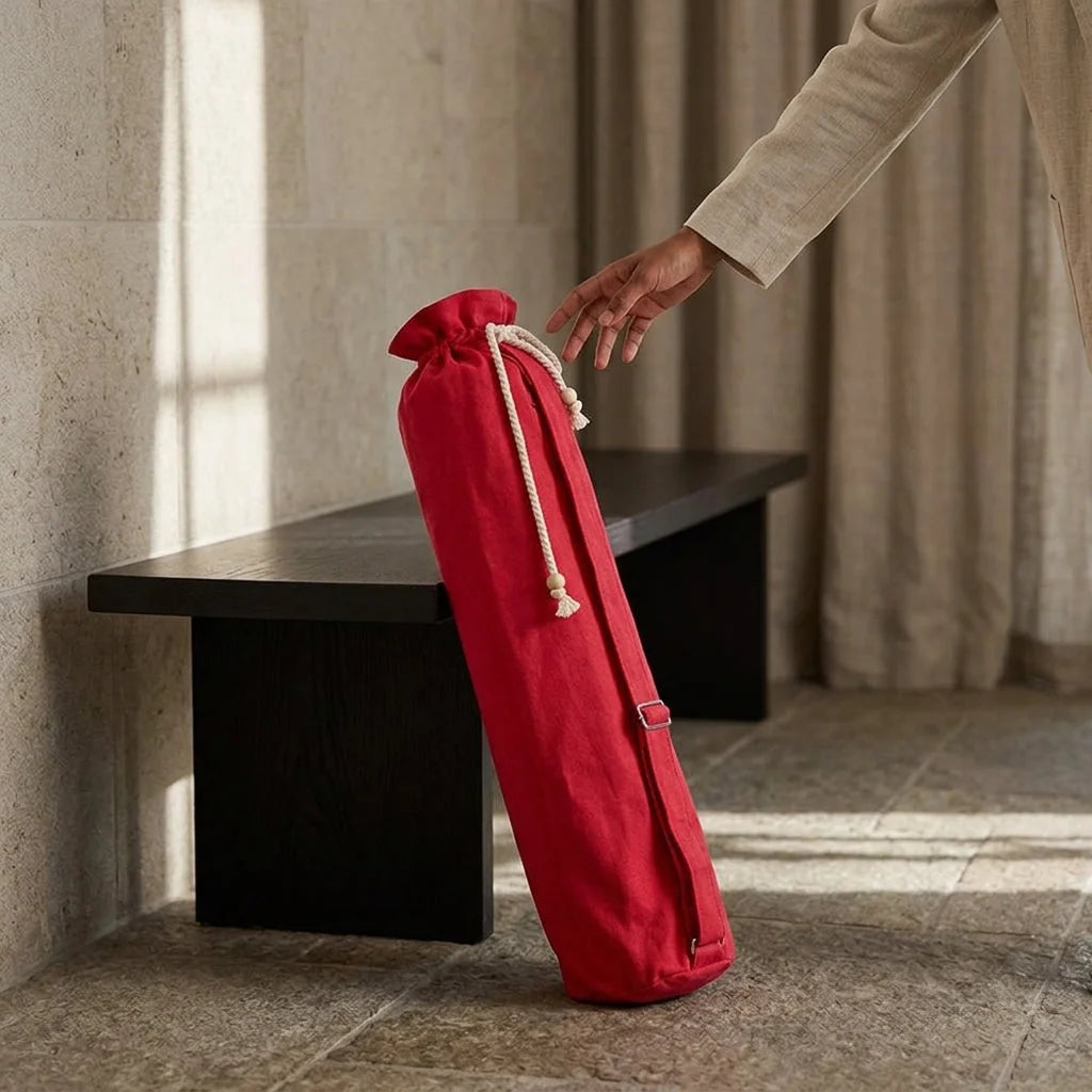 Cotton Carry Yoga Bags With Color Options