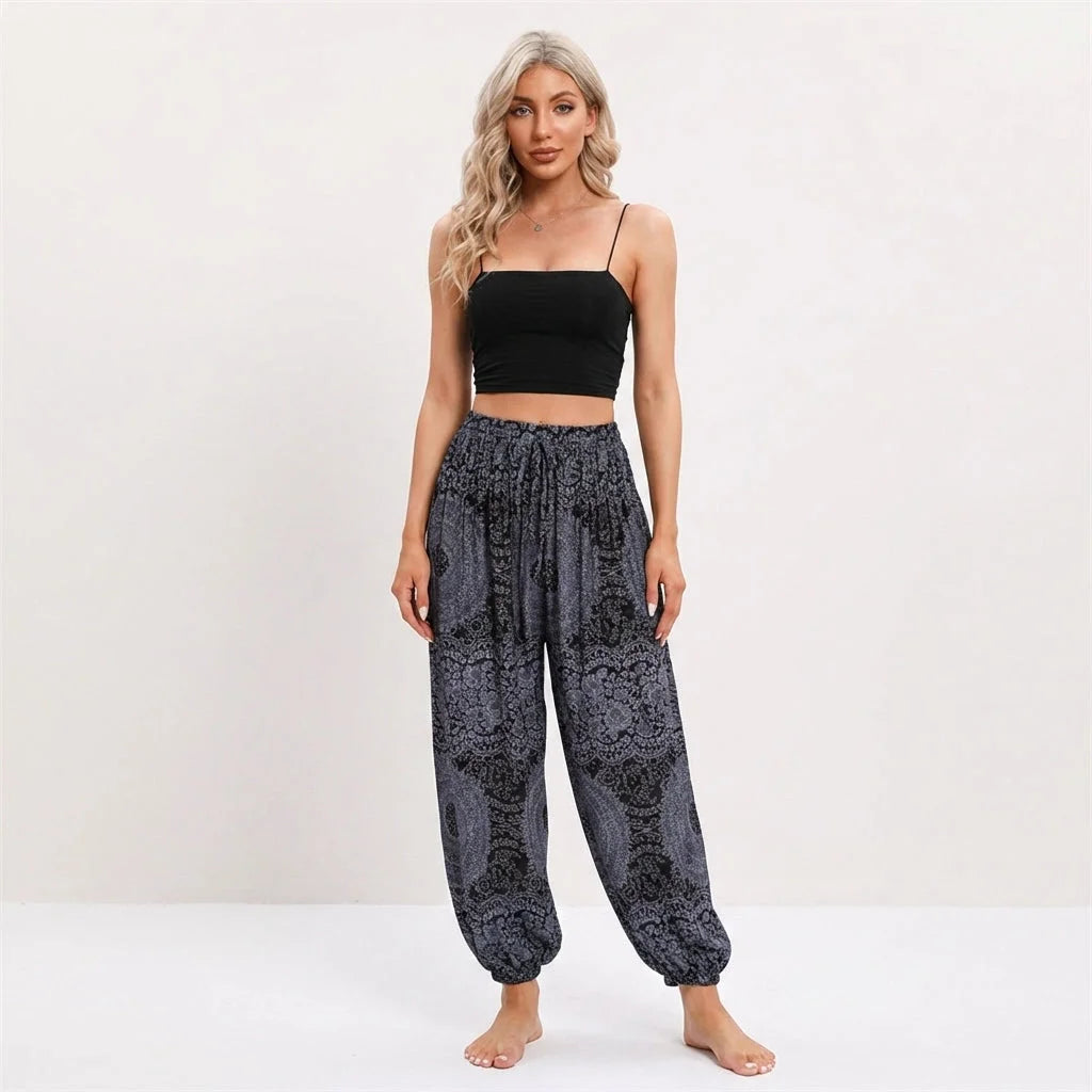 Cotton Harem Pants For Womens In Boho Lantern Style