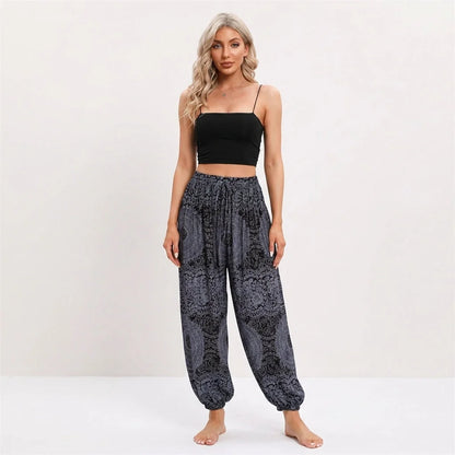 Cotton Harem Pants For Womens In Boho Lantern Style