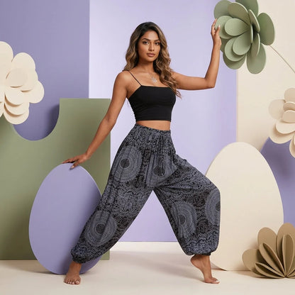 Cotton Harem Pants For Womens In Boho Lantern Style