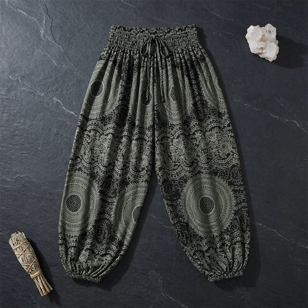 Cotton Harem Pants For Womens In Boho Lantern Style