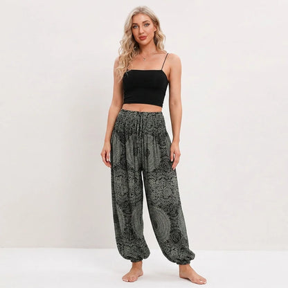Cotton Harem Pants For Womens In Boho Lantern Style