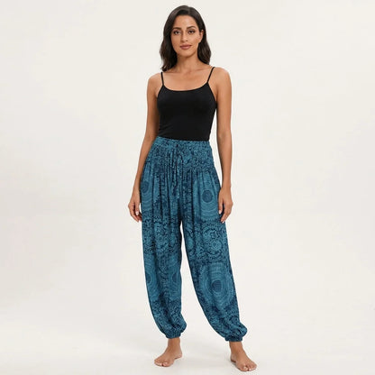 Cotton Harem Pants For Womens In Boho Lantern Style