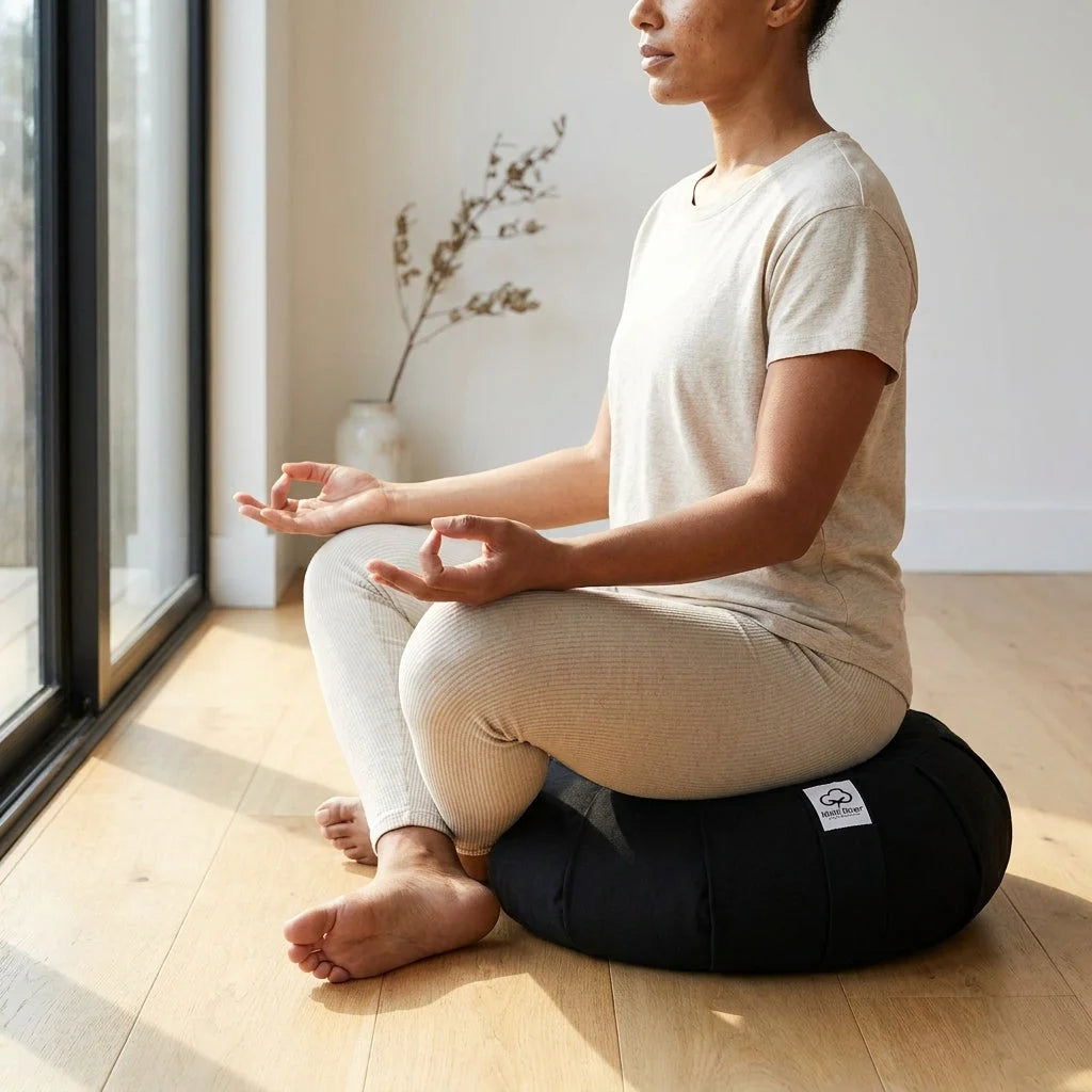 Cotton Supportive Meditation Pillows For Comfort